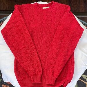 Classic Red Crewneck Sweater for Men (or women) by Alps